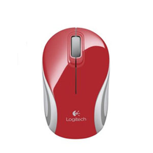 Logitech-Retail Raton Wireless Mini Mouse M187 Rojo  910-002732